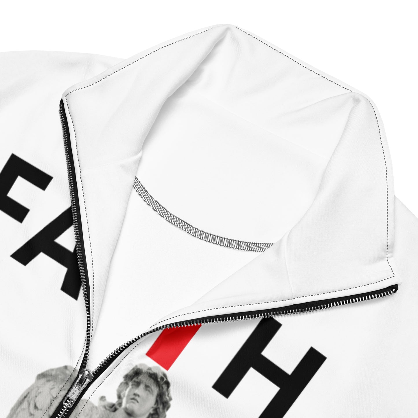 Unisex track jacket, Exclusive Faith It Custom Design