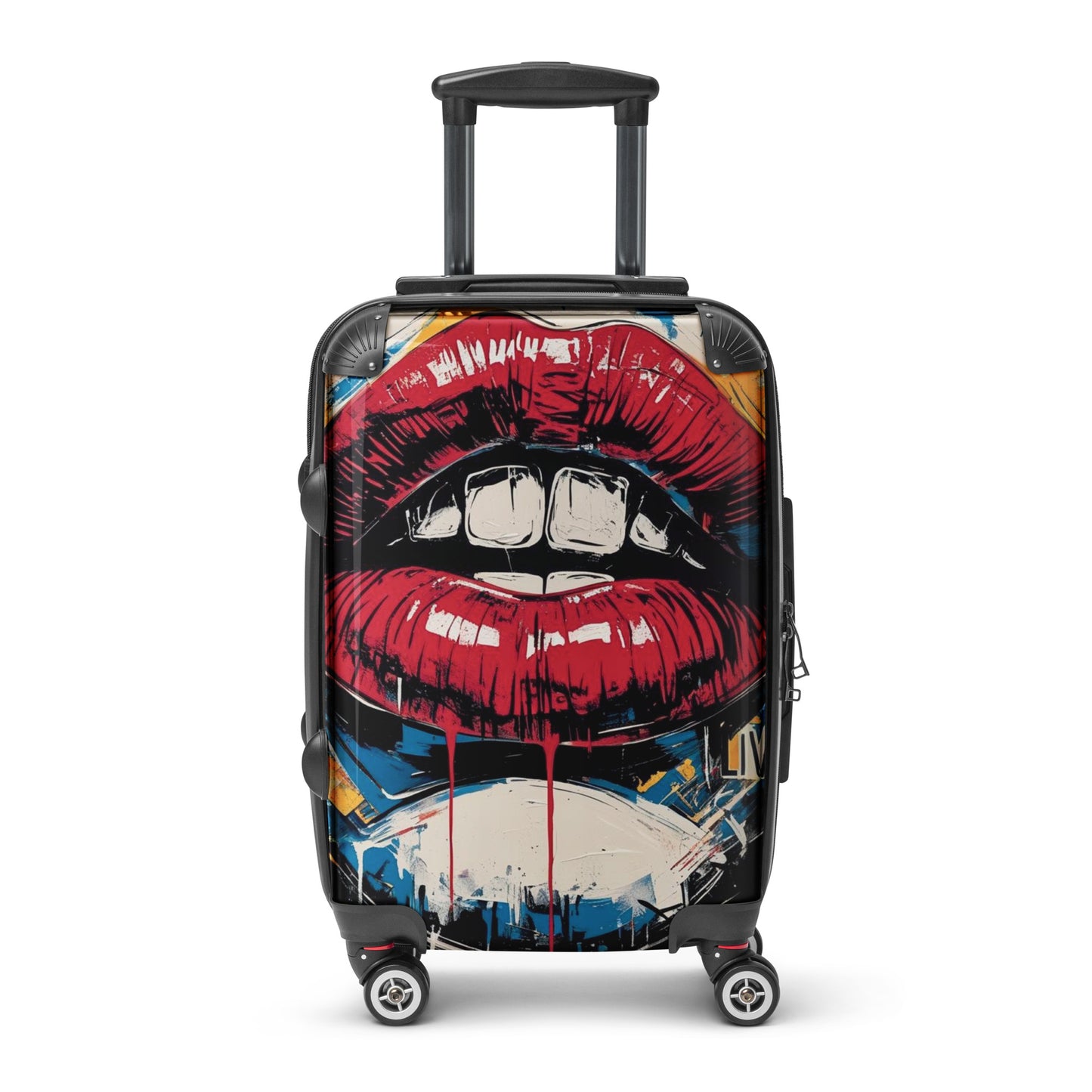 Hard-shell suitcase, Travel Live Life No Regrets