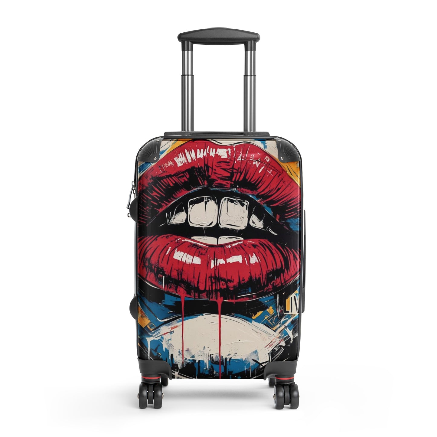 Hard-shell suitcase, Travel Live Life No Regrets
